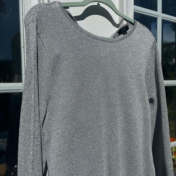 J Crew Lurex Twist Back Dress NWT - Picture 6 of 15